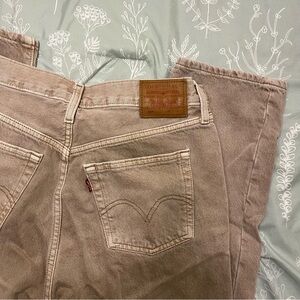Levi's Men’s 501 Beige Jeans